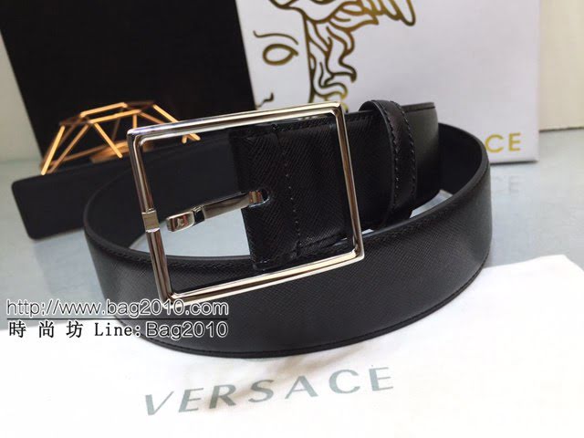 VERSVE高端男士皮帶 範思哲Versace美杜莎頭像搭扣皮帶  jjp1225